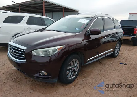 2013 Infiniti Jx35 z USA, uszkodzony, nr VIN 5N1AL0MM7DC304919